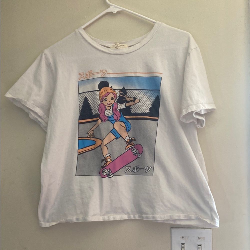Graphic Kids T-Shirt - White